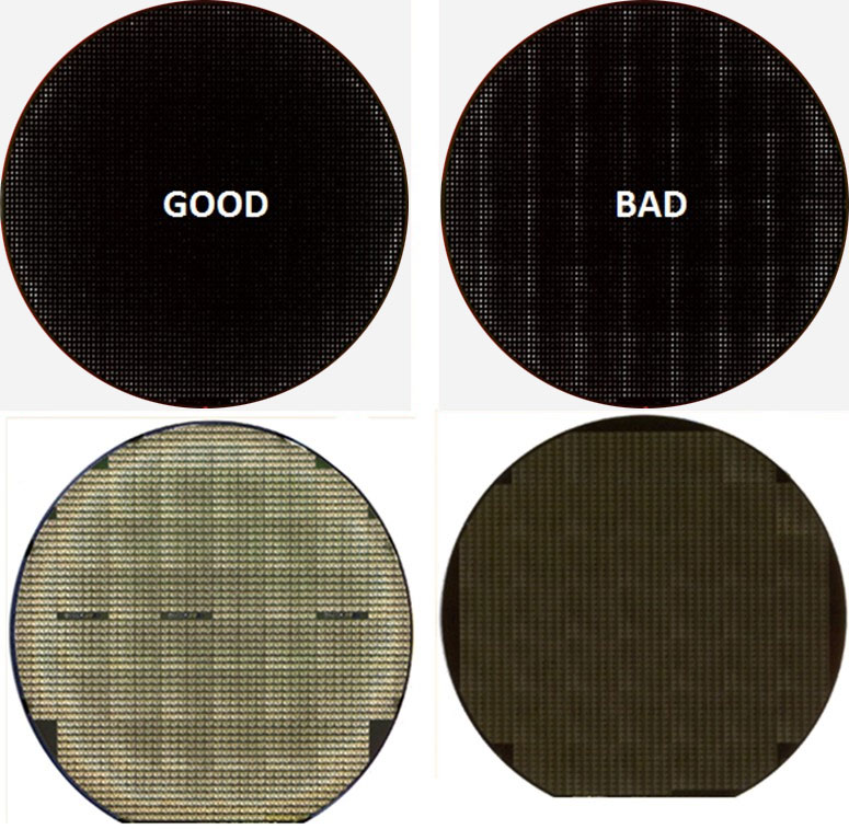 Reticle Tilt - Semiconductor Wafer Macro Defect Image 