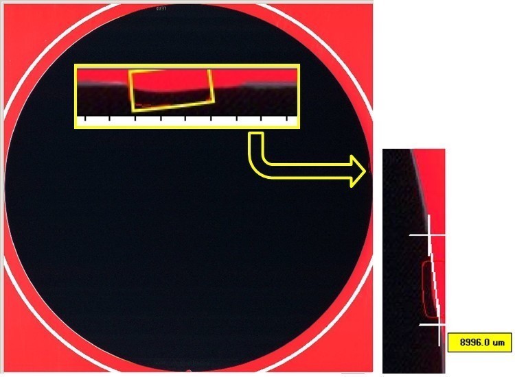 Edge Chip - Semiconductor Wafer Defect Image - 2