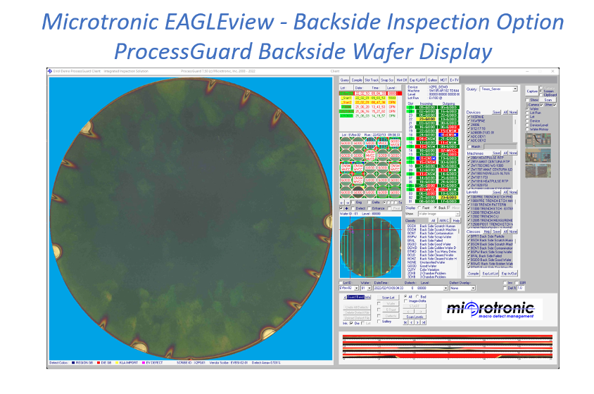 Microtronic Automated Backside Macro Inspection for the EAGLEview Platform.