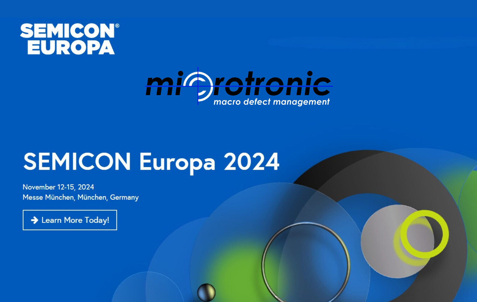 SEMICON Europa 2024 is co-located with electronica in Munich, Germany creating the strongest single event for electronics manufacturing in Europe